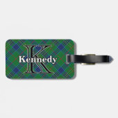 Epic Scotland Clan Kennedy Tartan Gepäckanhänger (Rückseite horizontal)