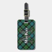 Epic Scotland Clan MacKay Ancient Tartan Gepäckanhänger (Vorderseite vertikal)