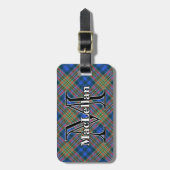 Epic Scotland Clan MacLellan Tartan Gepäckanhänger (Vorderseite vertikal)