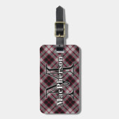 Epic Scotland Clan MacPherson Tartan Gepäckanhänger (Vorderseite vertikal)