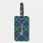 Epic Scotland Clan Murray Tartan Gepäckanhänger (Rückseite vertikal)