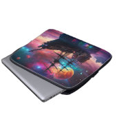 Epic Segelschiff Skies and Planets Laptopschutzhülle (Vorne Knopf)