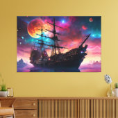 Epic Segelschiff Skies and Planets Leinwanddruck (Insitu (Wohnzimmer))
