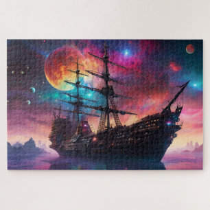 Epic Segelschiff Skies and Planets Puzzle