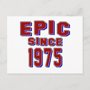 Epic seit 1975 postkarte