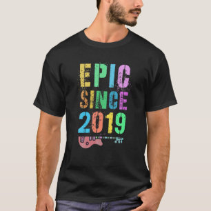 EPIC Seit 2019 Legendary Rockstar 3Rd Birthday Bo T-Shirt