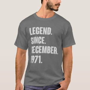 Epic Seit Dezember 1971 Geburtstagsgeschenk für 50 T-Shirt