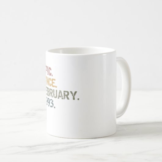 Epic seit Februar 1993 Kaffeetasse (VorderseiteRechts)