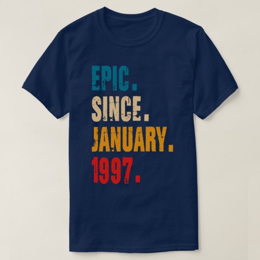 EPIC SEIT JANUAR 1997 T-Shirt (Design vorne)