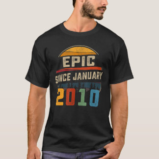 Epic Seit Januar 2010 13. Geburtstag 13 Jahre T-Shirt
