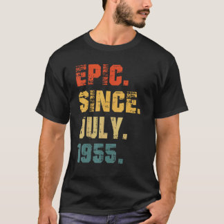 Epic Seit Juli 1955 67. Geburtstag 67 Jahre alt T-Shirt