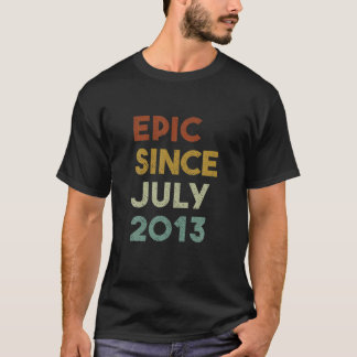 Epic Seit Juli 2013 Geschenke 9 Jahre Junge Mädche T-Shirt