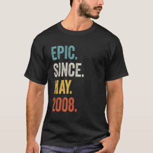 Epic Seit Mai 2008 14. Geburtstag T-Shirt