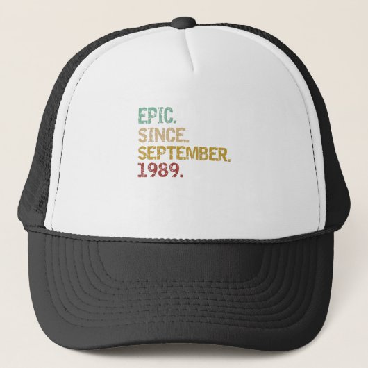 Epic seit September 1989 Truckerkappe (Vorderseite)