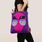 Epic Shades Alien Head Fun Cartoon Tasche (Von Nahem)