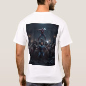 Epic Showdown: Helden gegen Vampire T-Shirt (Rückseite)
