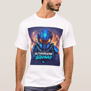 "Epic Showdown: Helden vs. Corporate Forces" T-Shirt