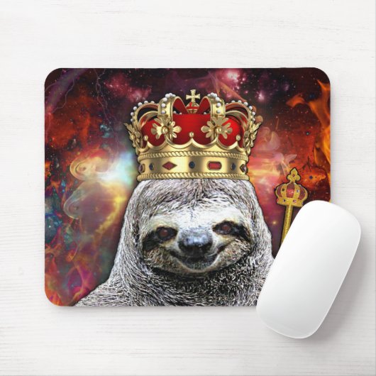 Epic Sloth king musepad Mousepad (Mit Mouse)