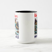 Epic Snowboarding Adventure Wildlife Scene Tasse (Zentrum)