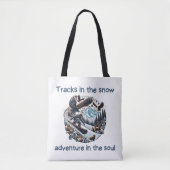 Epic Snowy Mountain Adventures and life Tasche (Vorderseite)