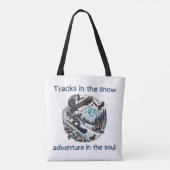 Epic Snowy Mountain Adventures and life Tasche (Rückseite)