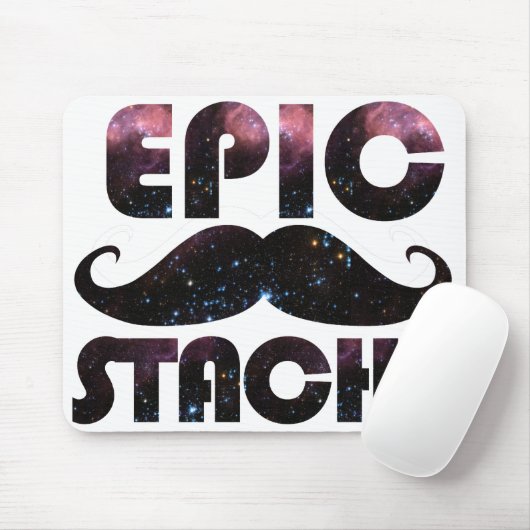 Epic Stache Mousepad (Mit Mouse)