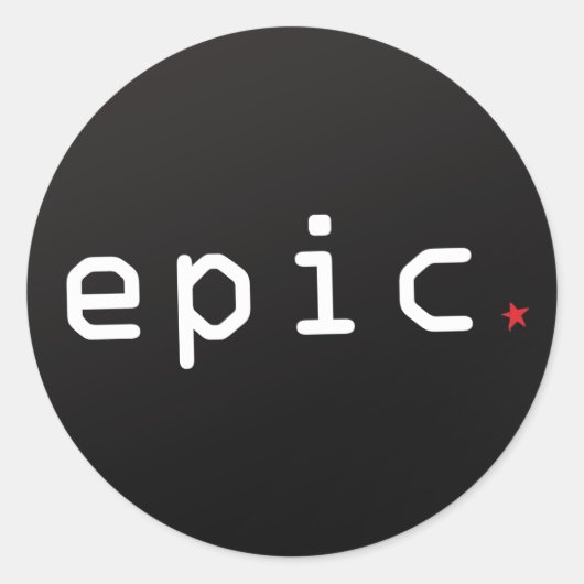 Epic Sticker (Vorderseite)
