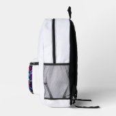 Epic Stitch - Kosmischer Held Bedruckter Rucksack (Rechts)
