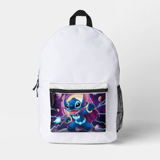 Epic Stitch - Kosmischer Held Bedruckter Rucksack (Vorderseite)
