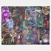 Epic Stories Fleece Blanket (Vorderseite (Horizontal))