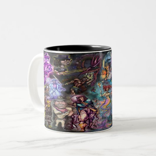 Epic Story Zwei-Tone-Kaffee-Tasse Zweifarbige Tasse (Vorderseite Links)