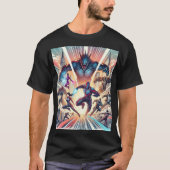 Epic Superhero Showdown T - Shirt (Vorderseite)
