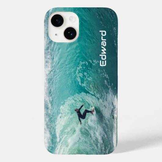 Epic Surfwelle Case-Mate iPhone Hülle (Rückseite)