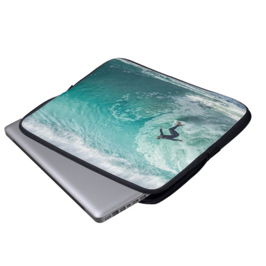 Epic Surfwelle Laptopschutzhülle (Vorne Knopf)