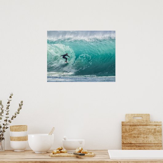 Epic Surfwelle Poster (Küche)