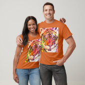 Epic Tiger Looking at You, Multimedia T-Shirt (Unisex)