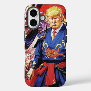 Epic Trump Samurai Anime iPhone 16 Hülle