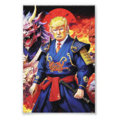 Epic Trump Samurai Anime Fotodruck (Vorne)
