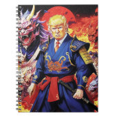 Epic Trump Samurai Anime Notizblock (Vorderseite)