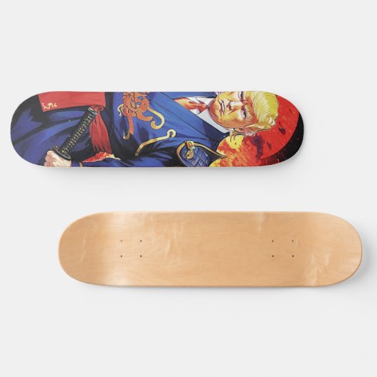 Epic Trump Samurai Anime Skateboard (Horizontal)