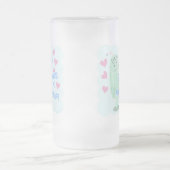 Epic Two Straws Milkshake Funny Ice Motto Mattglas Bierglas (Mittel)