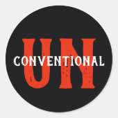 Epic UN-konventioneller Aufkleber (Vorderseite)