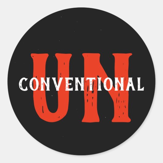 Epic UN-konventioneller Aufkleber (Vorderseite)