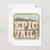 Epic Vail Postkarte (Vorne/Hinten)