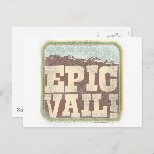 Epic Vail Postkarte (Vorne/Hinten)