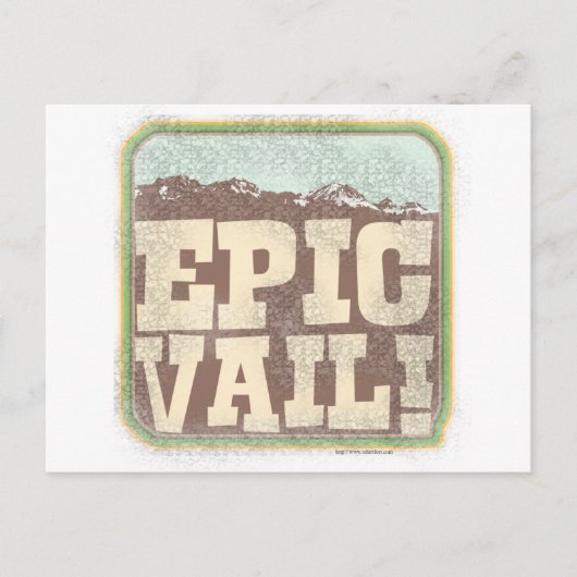 Epic Vail Postkarte (Vorderseite)