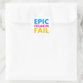 Epic Versag Runder Aufkleber (Tasche)