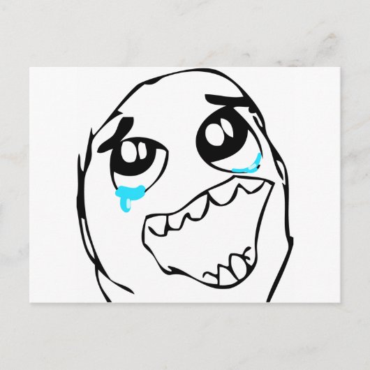 Epic Win Postkarte (Vorderseite)