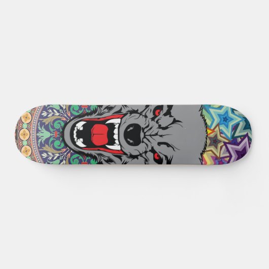 Epic Wolf Skateboard (Horizontal)
