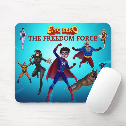 Epic Zero Freedom Force Poster Mousepad (Mit Mouse)
